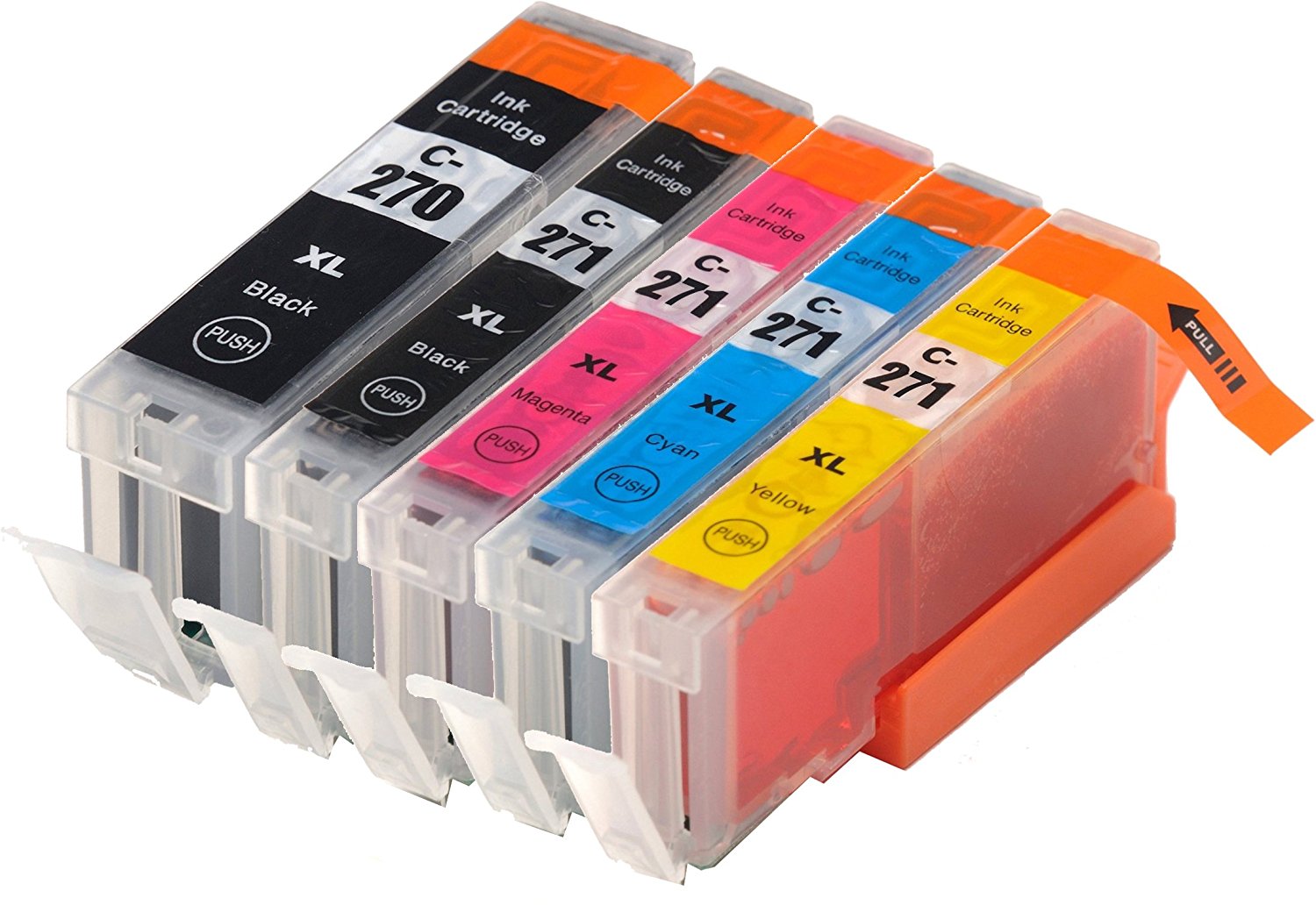 5 Cartouche d'encre Compatible Canon PGI-270XL CLI-271XL