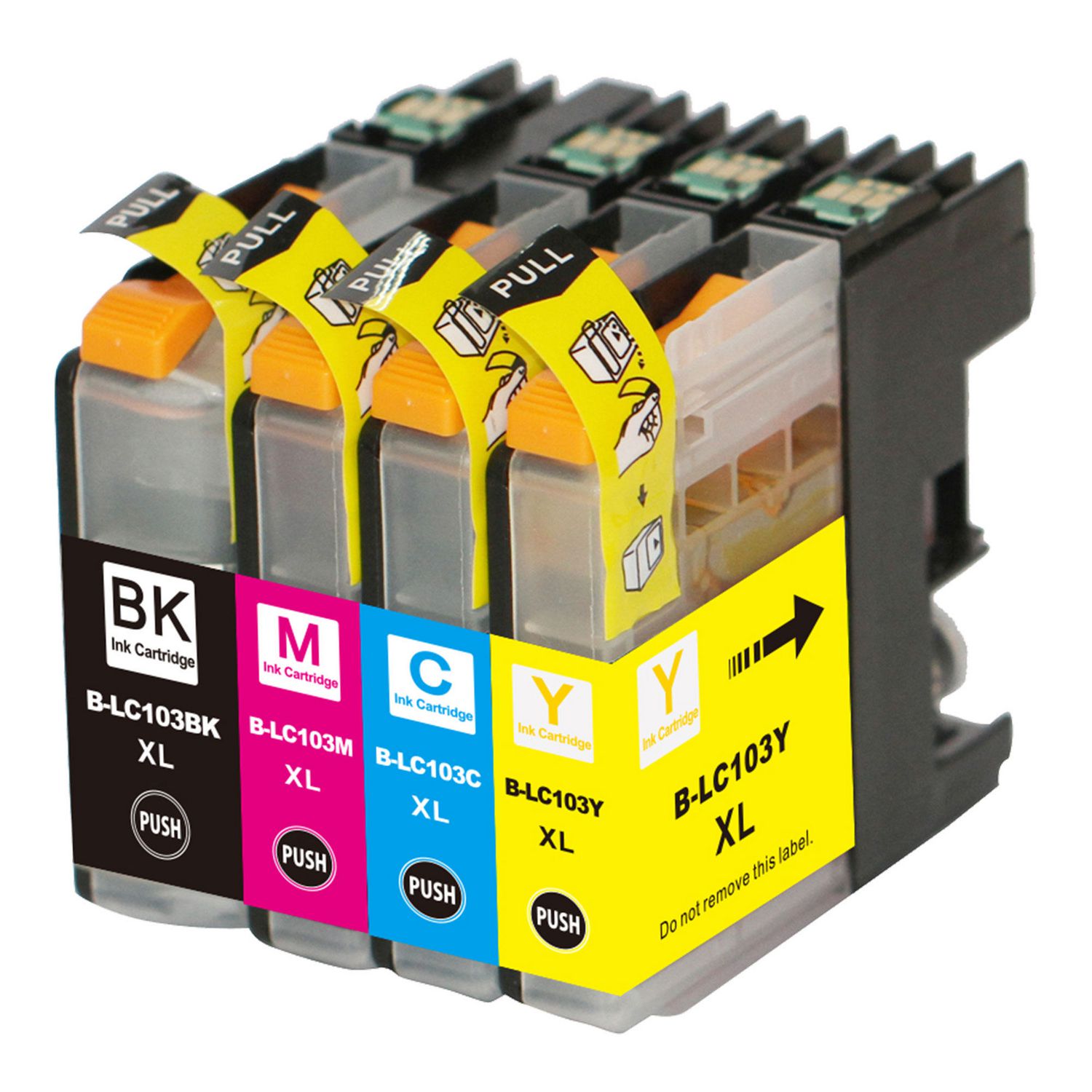 4 Cartouche d'encre Compatible Brother LC-103 XL (LC103)