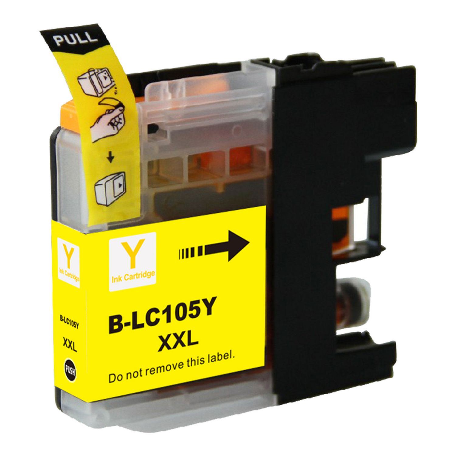 Cartouche d'encre Compatible Brother LC-105 XXL (LC105) Jaune