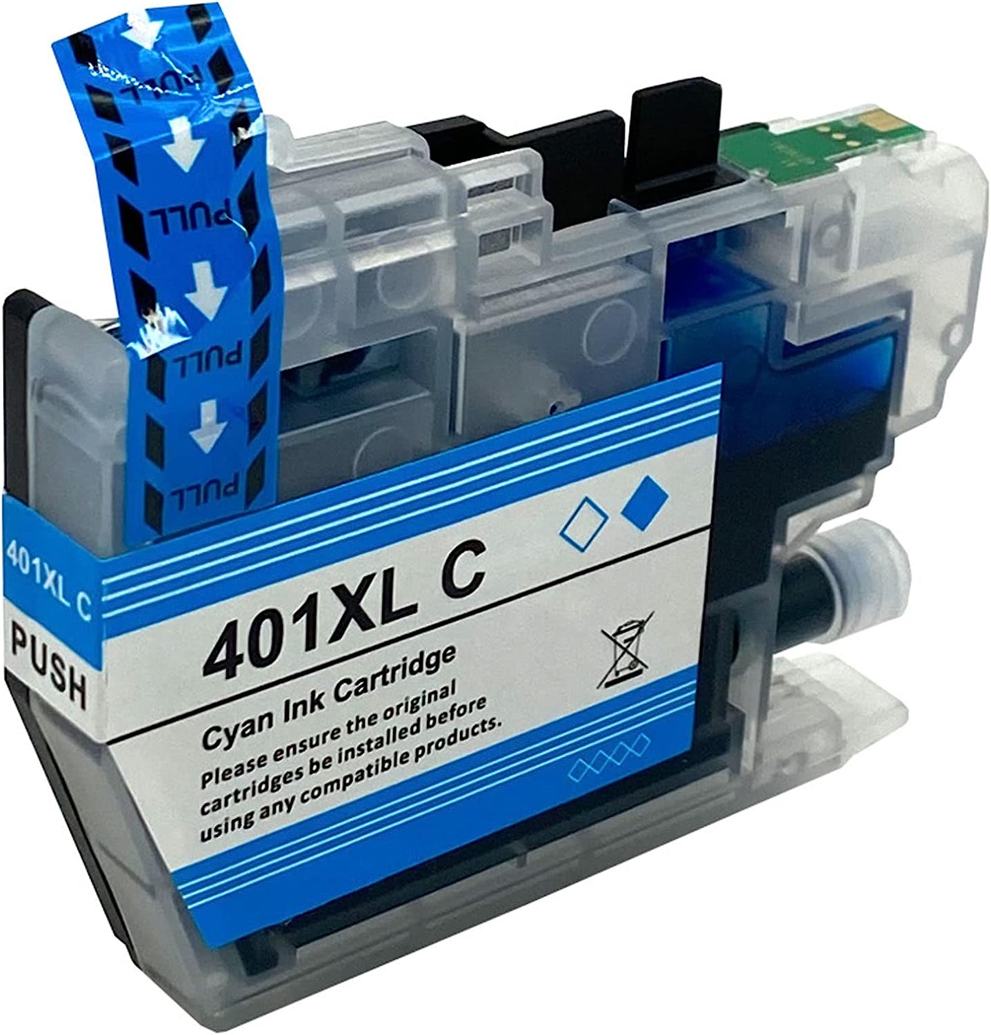 Cartouche d'encre Compatible Brother LC-401 XL (LC401) Cyan