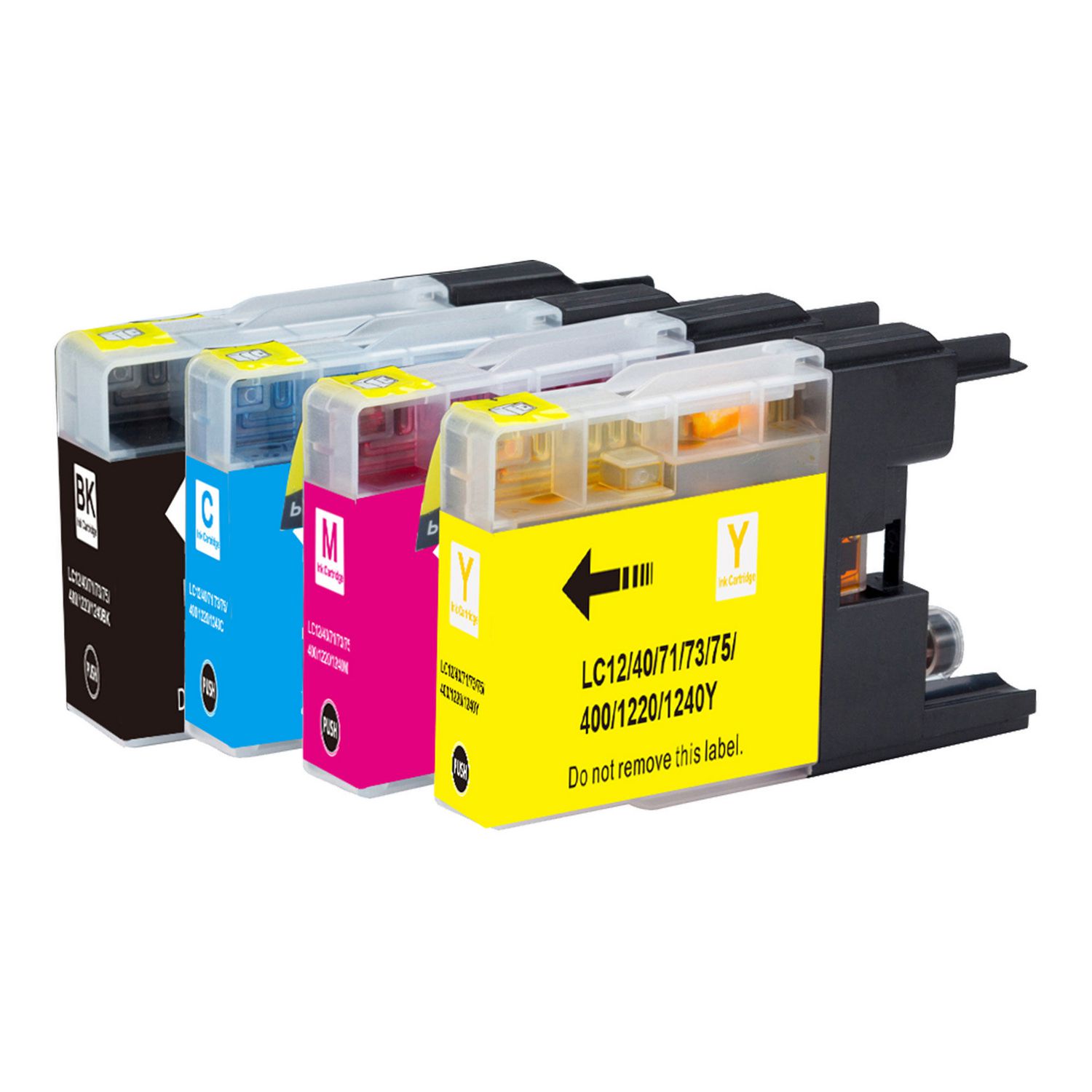 4 Cartouche d'encre Compatible  Brother LC-71 XL (LC71) CMYK