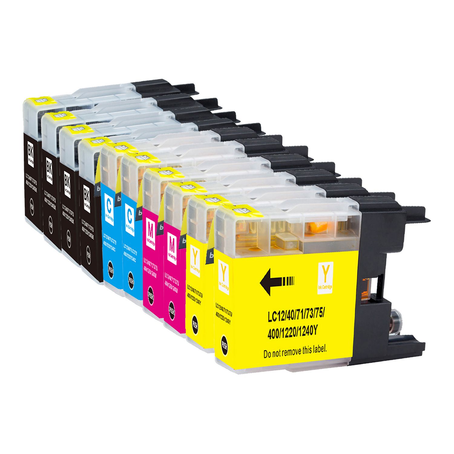 10 Cartouche d'encre Compatible  Brother LC-71 XL (LC71) CMYK