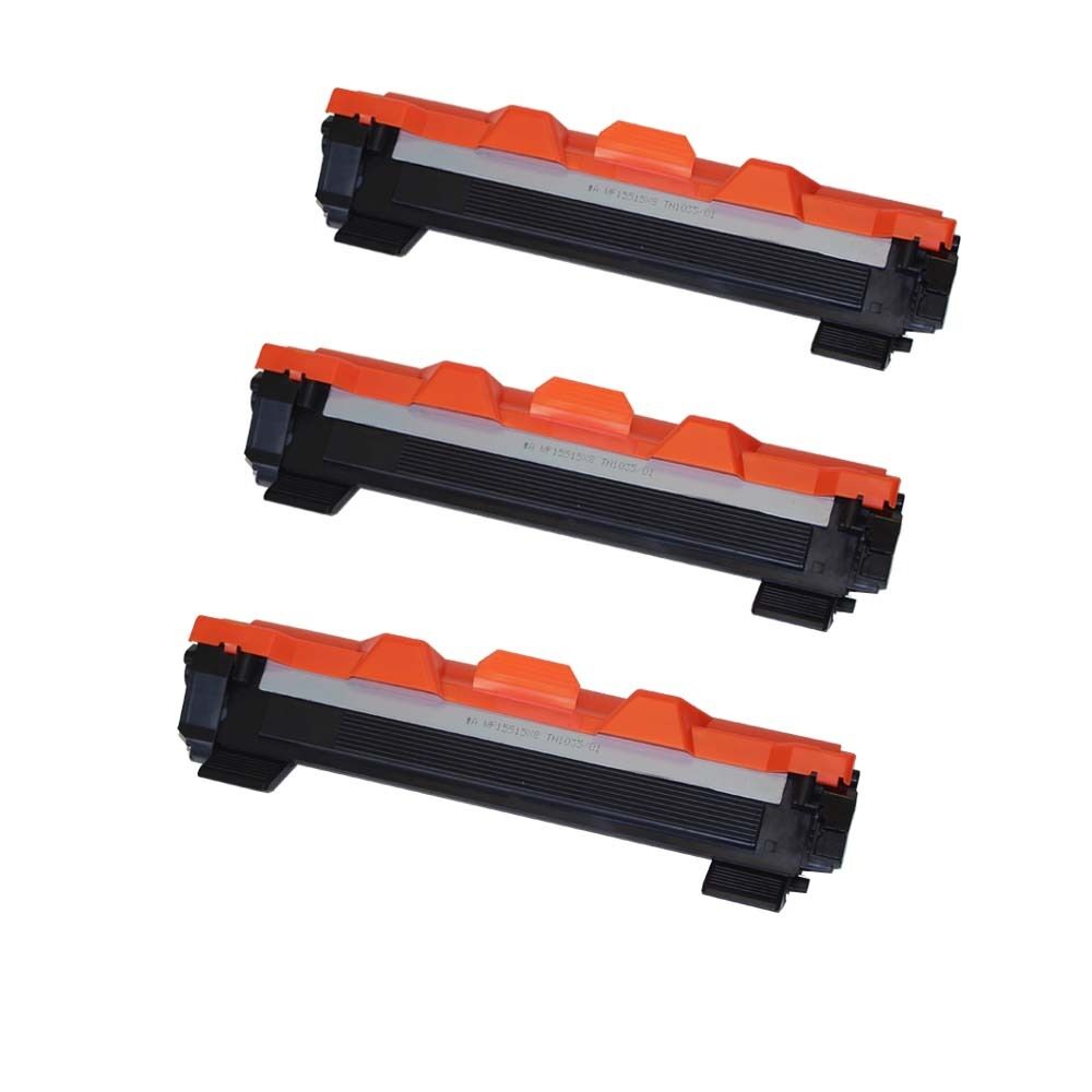3 Cartouche Laser Compatible Brother TN1030 (TN-1030) Noir