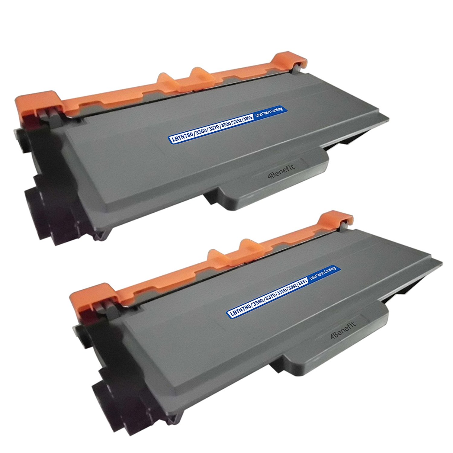 2 Cartouche Laser Compatible Brother TN-780 (TN780) Noir