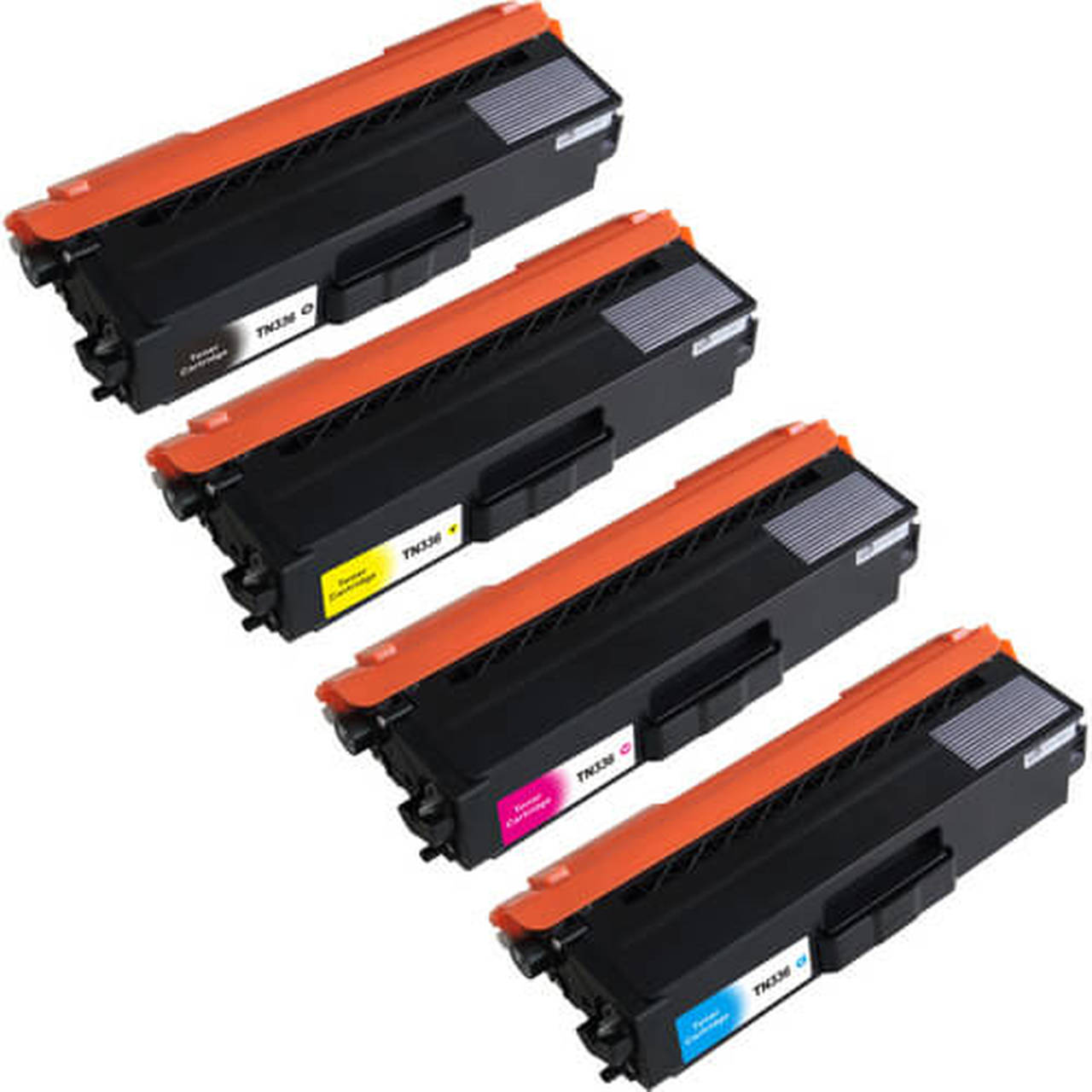 4 Toner Cartridges Compatible Brother TN-336BK TN-336C TN-336M TN-336Y (TN336BK TN336C TN336M TN336Y) CMYK