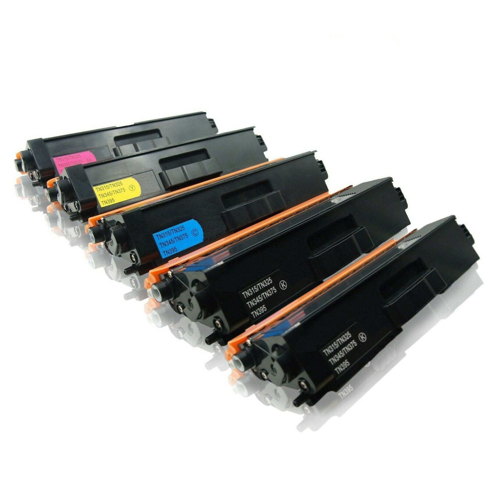 5 Cartouche Laser Compatible Brother TN315BK TN315C TN315N TN315Y (TN-315BK TN-315C TN-315M TN-315Y) CMYK