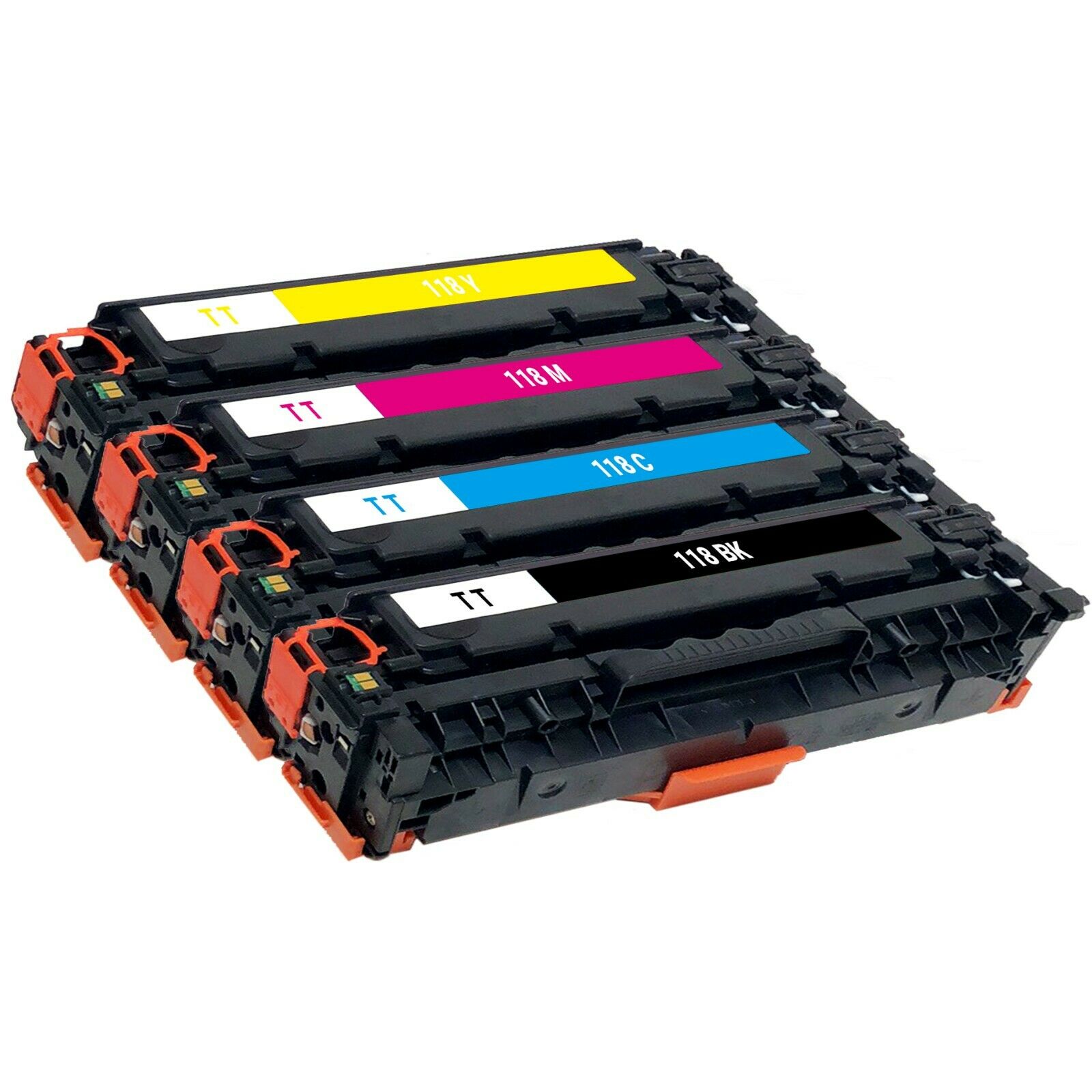 4 Cartouches Laser Compatible Canon 118 2659B001AA 2660B001AA 2661B001AA  2662B001AA (CMYK)