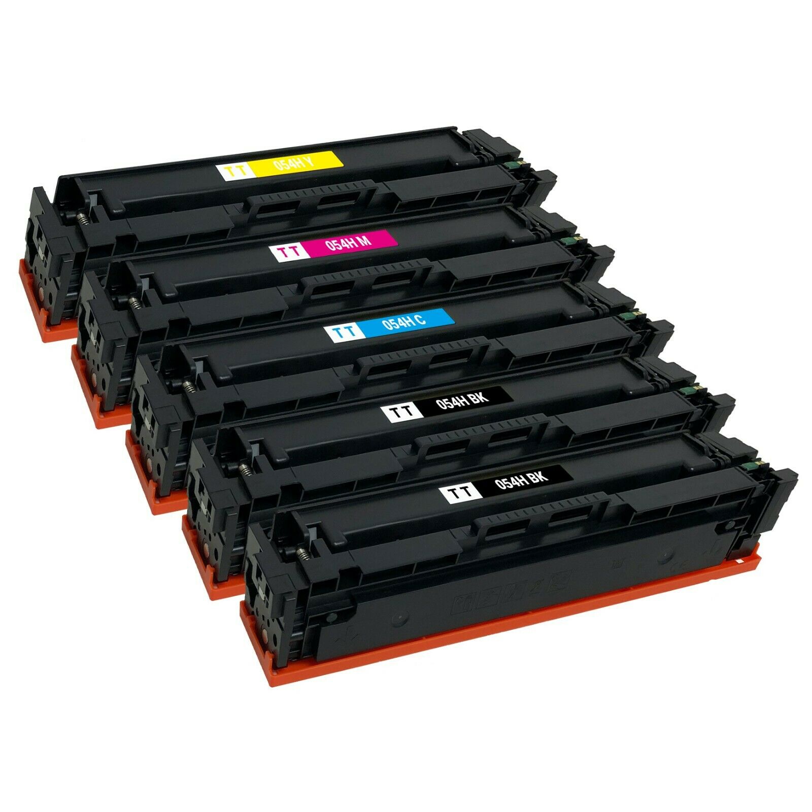 5 Cartouche Laser Compatible Canon 054H (3028C001 3027C001 3026C001 3025C001) CMYK