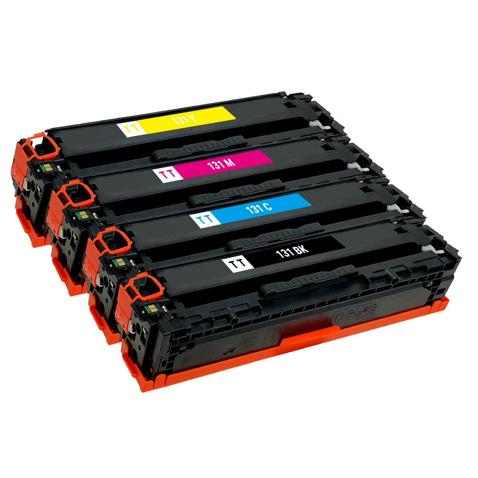4 Toner Cartridges Compatible Canon 131H 6273B001AA 6269B001AA 6270B001AA 6271B001AA (CMYK)