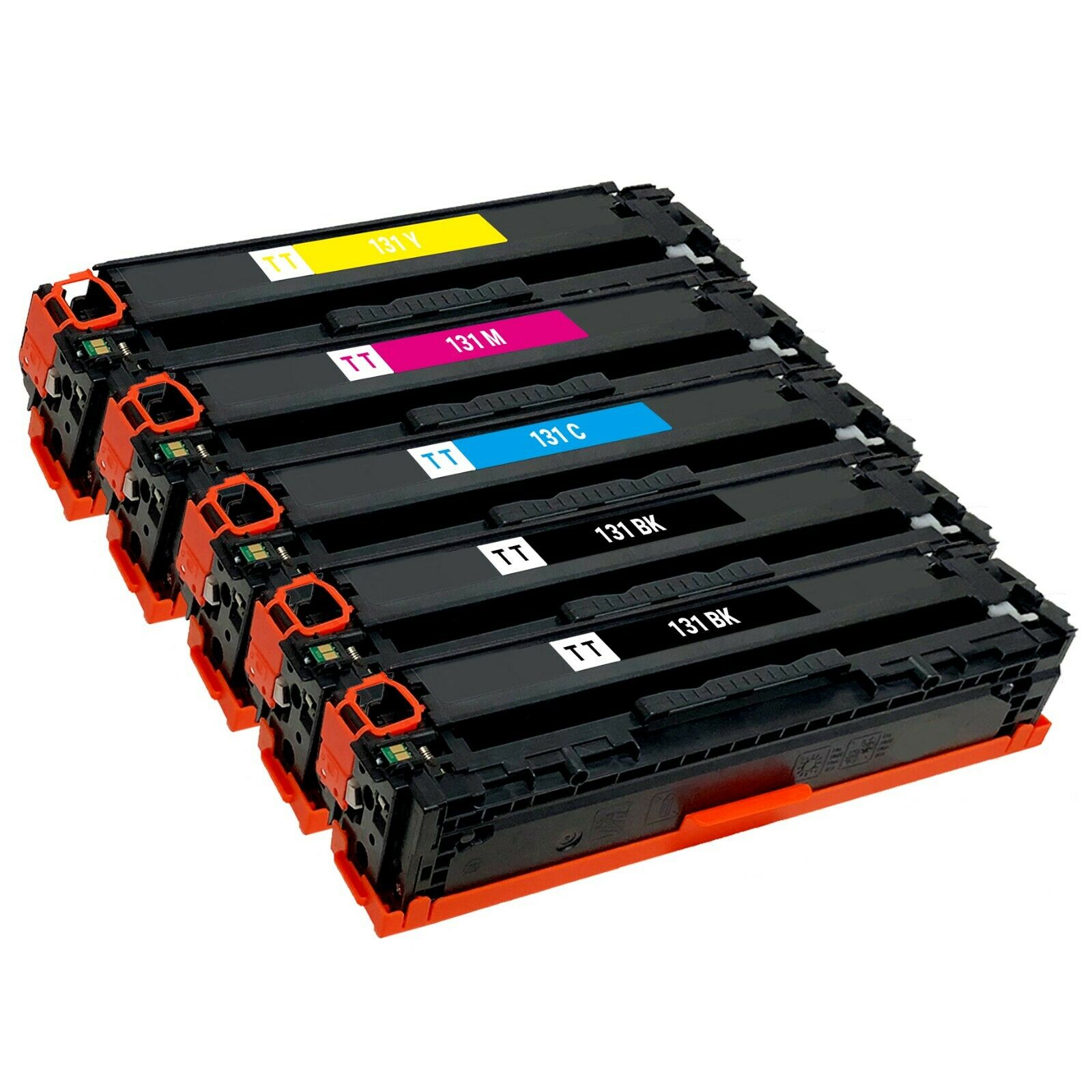5 Cartouches Laser Compatible Canon 131H 6273B001AA 6269B001AA 6270B001AA 6271B001AA (CMYK)