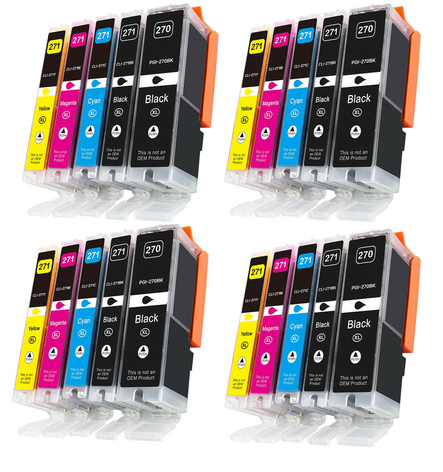 20 Cartouche d'encre Compatible Canon PGI-270XL CLI-271XL