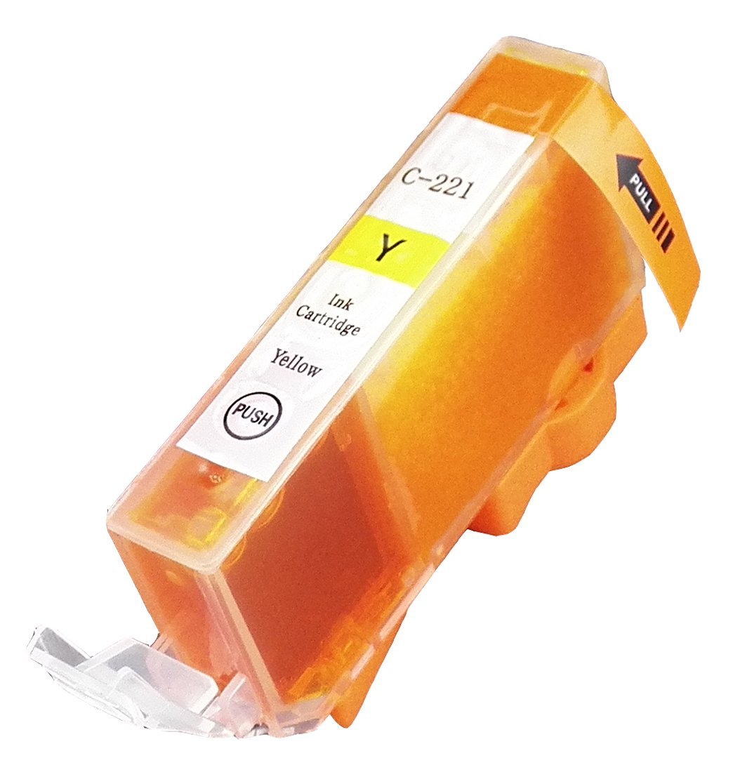 Cartouche d'encre Compatible Canon (2949B001AA) CLI-221 Jaune