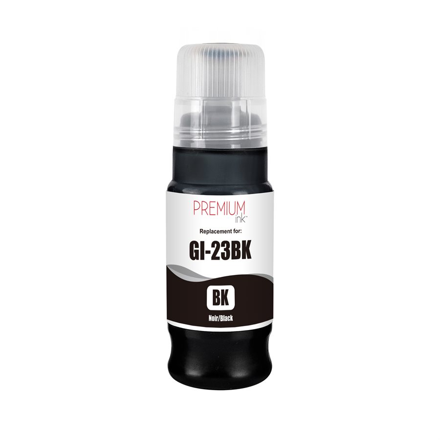 Bouteille d’encre Compatible Canon GI-23BK (4696C001) Noir