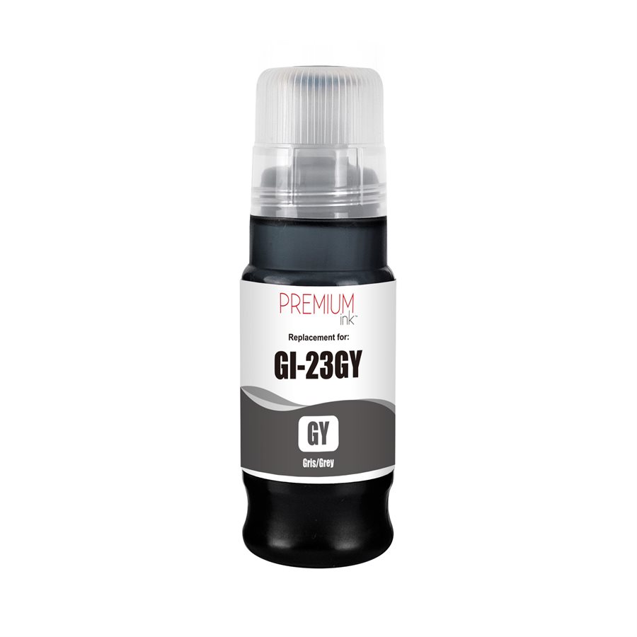 Bouteille d’encre Compatible Canon GI-23GY (4705C001) Gris