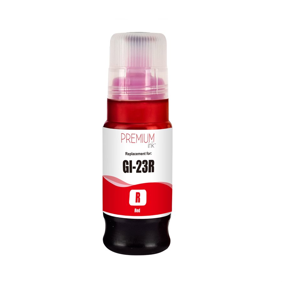Bouteille d’encre Compatible Canon GI-23R (4714C001) Rouge