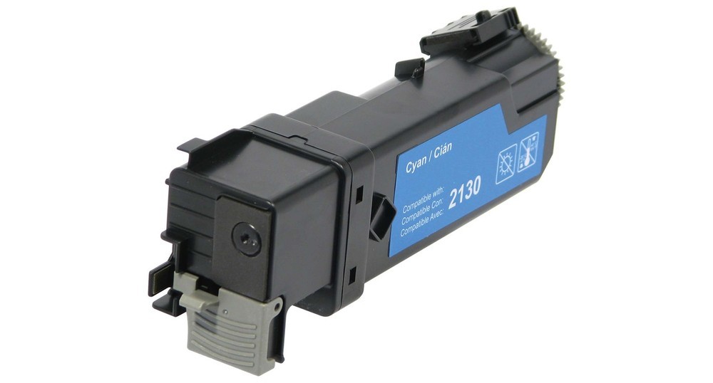 Cartouche Laser Compatible Dell 2130CN 2135CN 330-1437 T107C (FM065) Cyan
