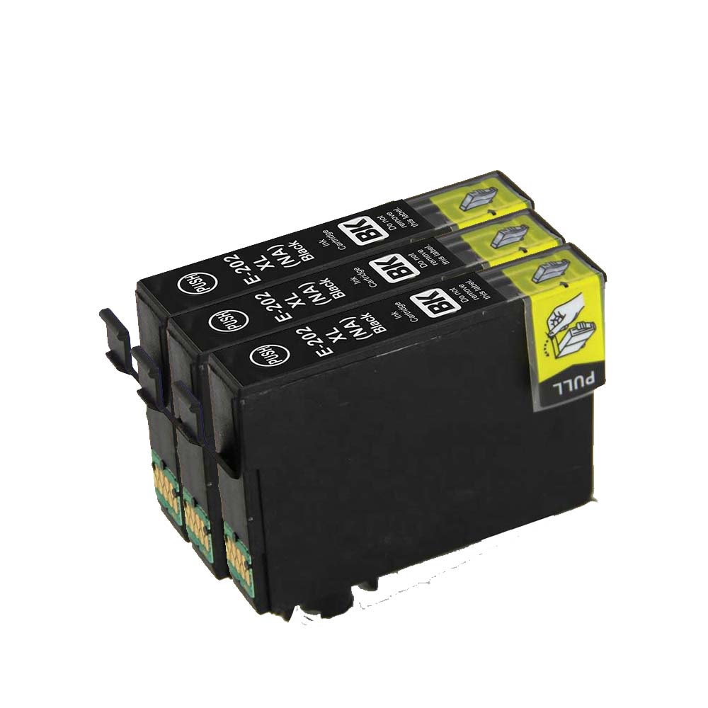 3 Cartouche d'encre Compatible Epson T202XL 202XL (T202XL120) Noir