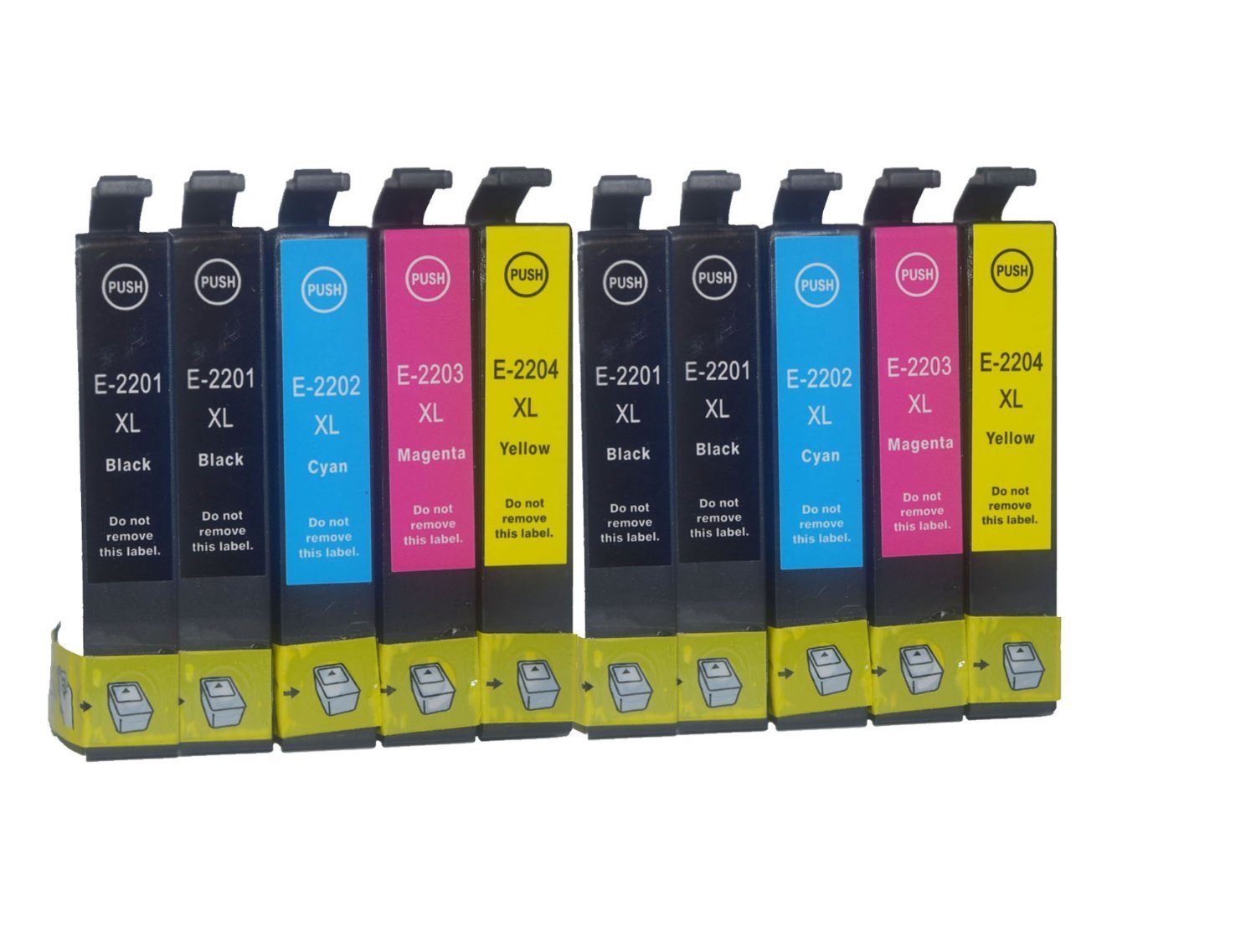 10 Cartouche d'encre Compatible Epson 220XL T220XL (T220XL120 T220XL120 T220XL120 T220XL120) CMYK