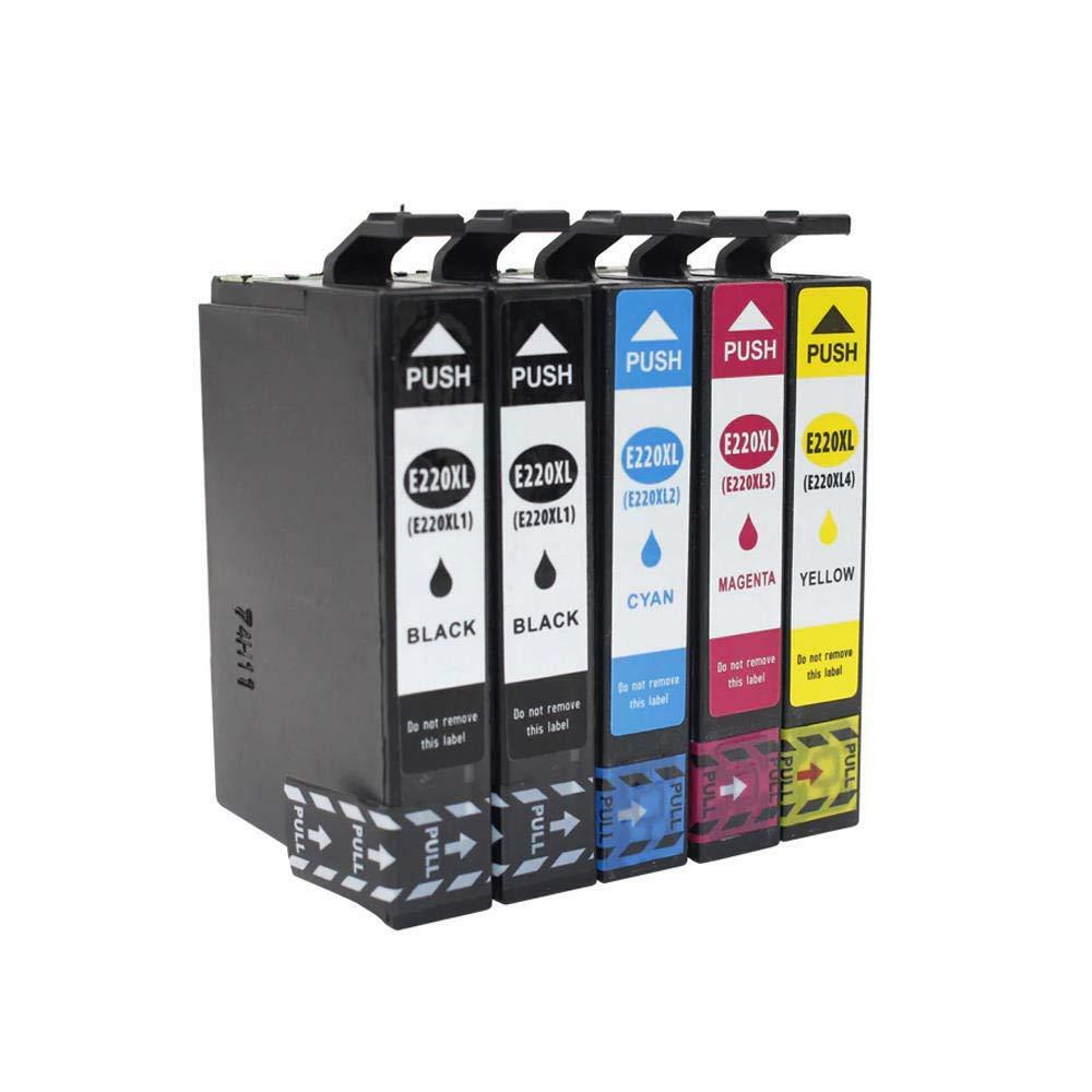 5 Cartouche d'encre Compatible Epson 220XL T220XL (T220XL120 T220XL120 T220XL120 T220XL120) CMYK