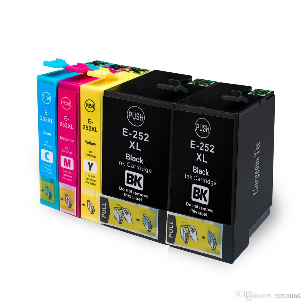 5 Ink Cartridge Compatible Epson T252XL (T252XL120 T252XL220 T252XL320 T252XL420) CMYK