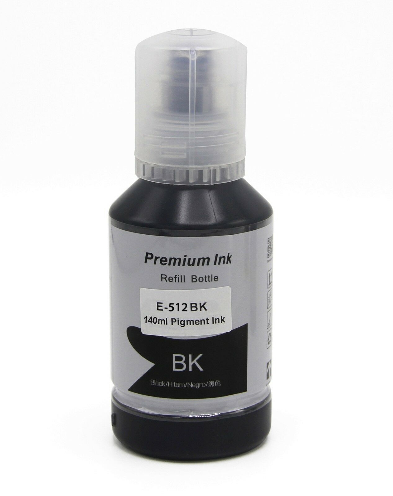 Bouteille d'encre Compatible Epson T512 (T512020-S) Noir