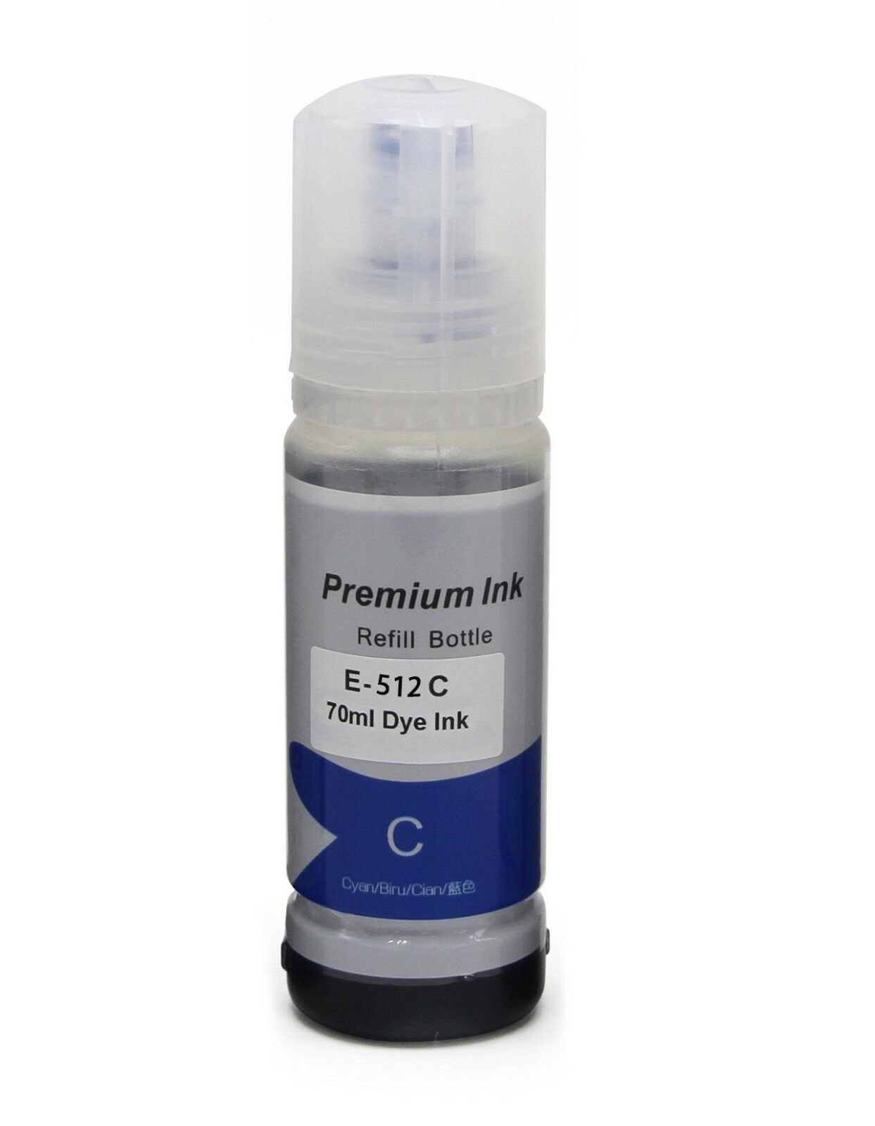 Bouteille d’encre Compatible Epson T512 (T512220) Cyan
