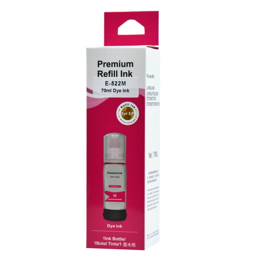 Bouteille d'encre Compatible Epson T522 (TT522320) Magenta