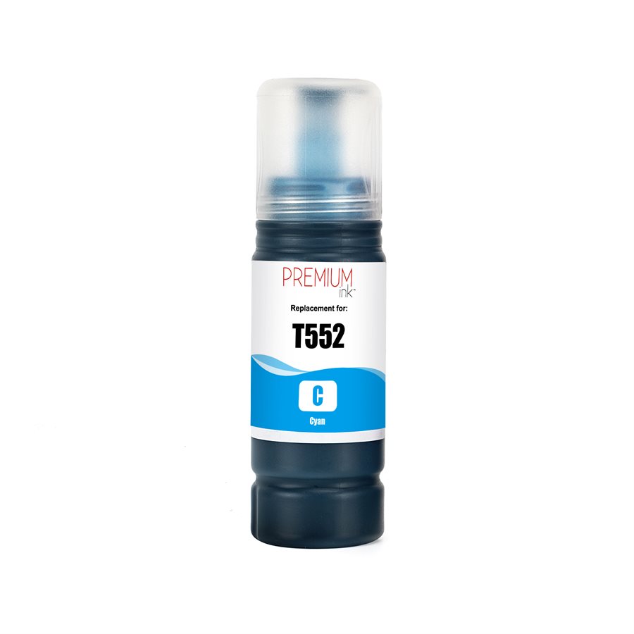Bouteille d’encre Compatible Epson T552 (T552220) Cyan