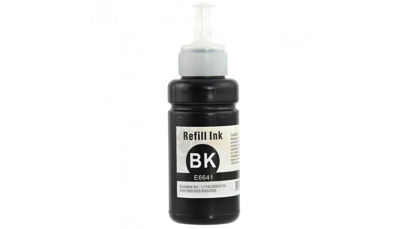 Bouteille d'encre Compatible Epson T664 (T664120) Noir