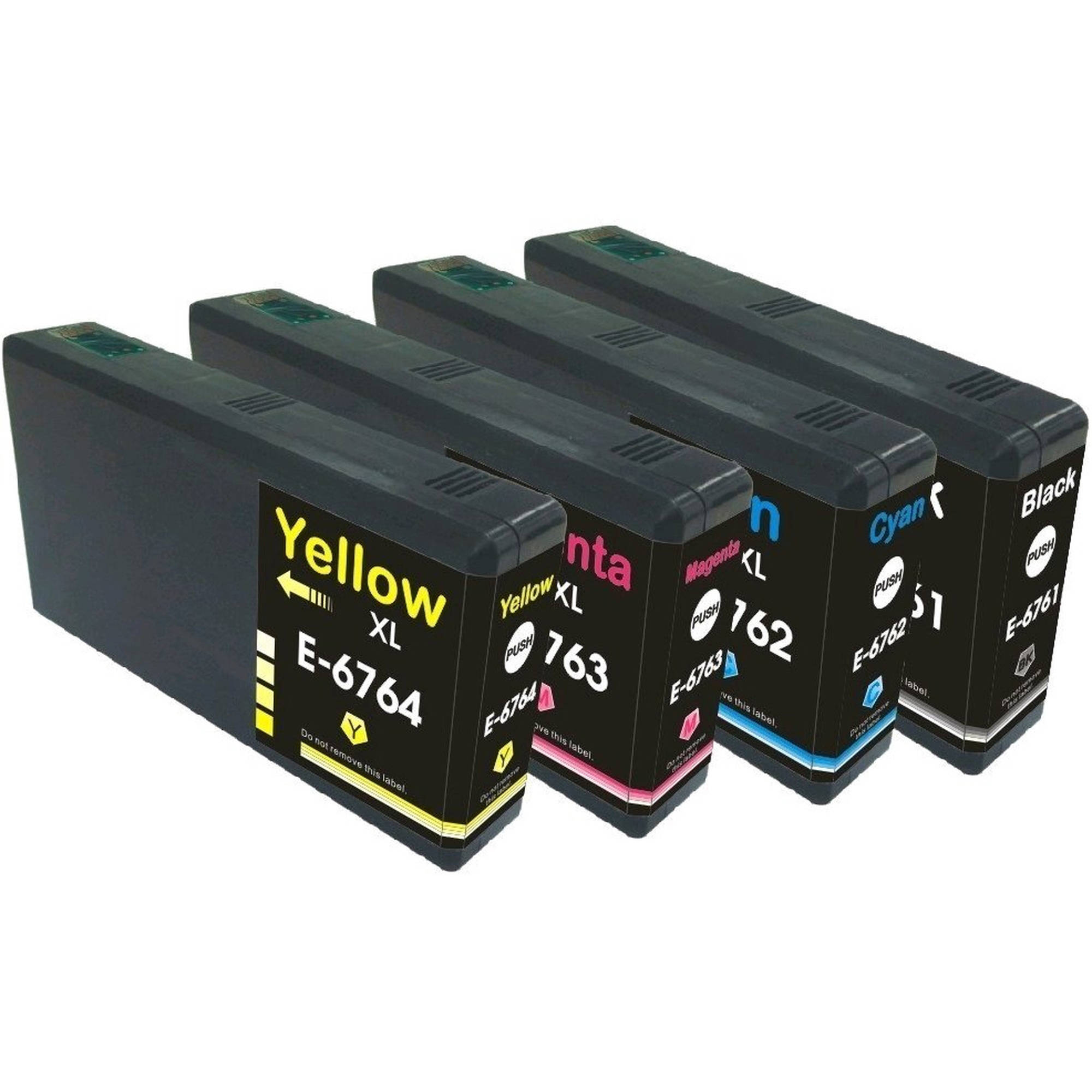 4 Cartouche d'encre Compatible Epson 676XL T676XL (T676XL120 T676XL220 T676XL320 T676XL420) CMYK