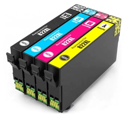 4 Cartouches d’encre Compatible Epson T822XL (T822XL120 T822XL220 T822XL320 T822XL420) CMYK
