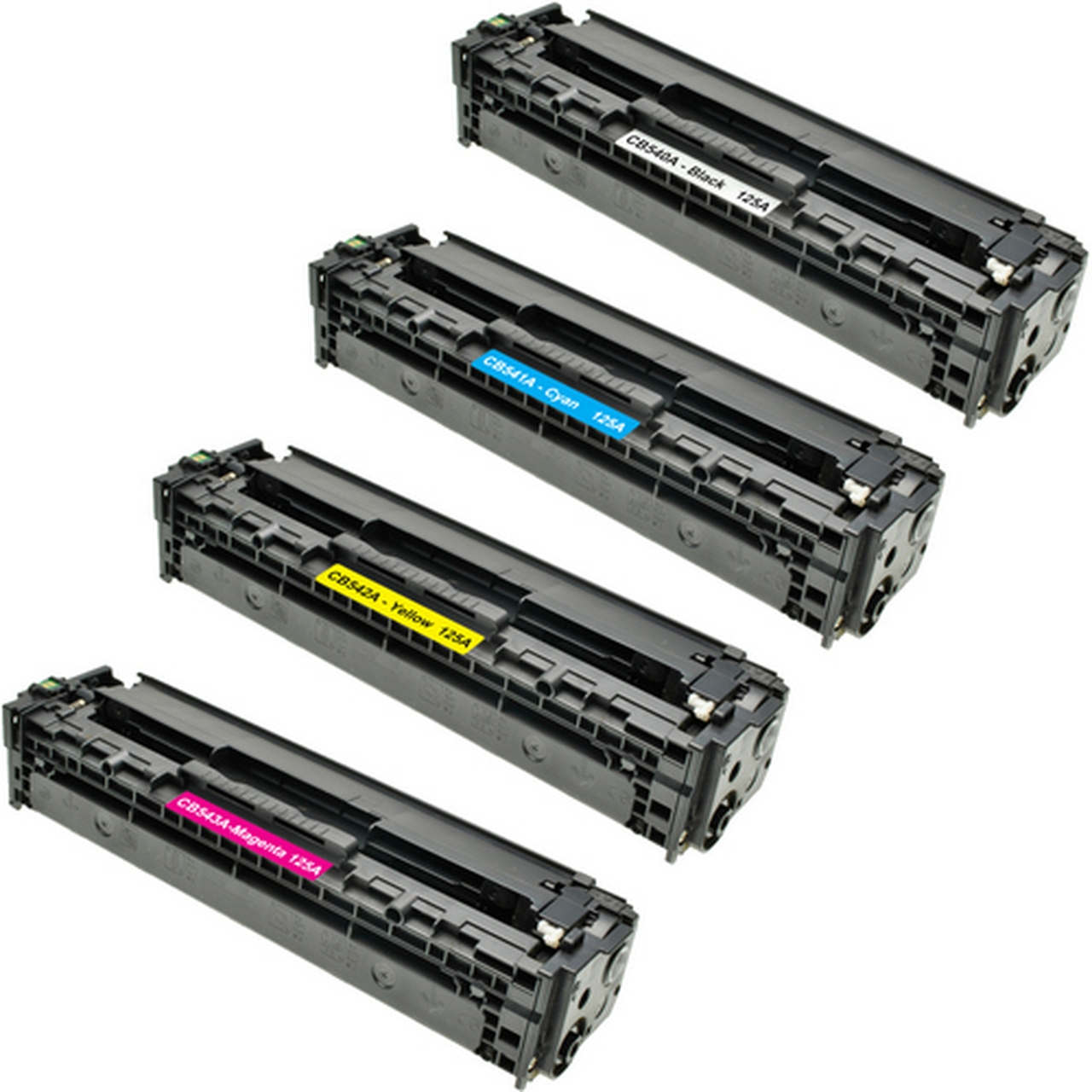 4 Cartouches Laser Compatible HP 125A CB540A CB541A CB542A CB543A (CMYK)