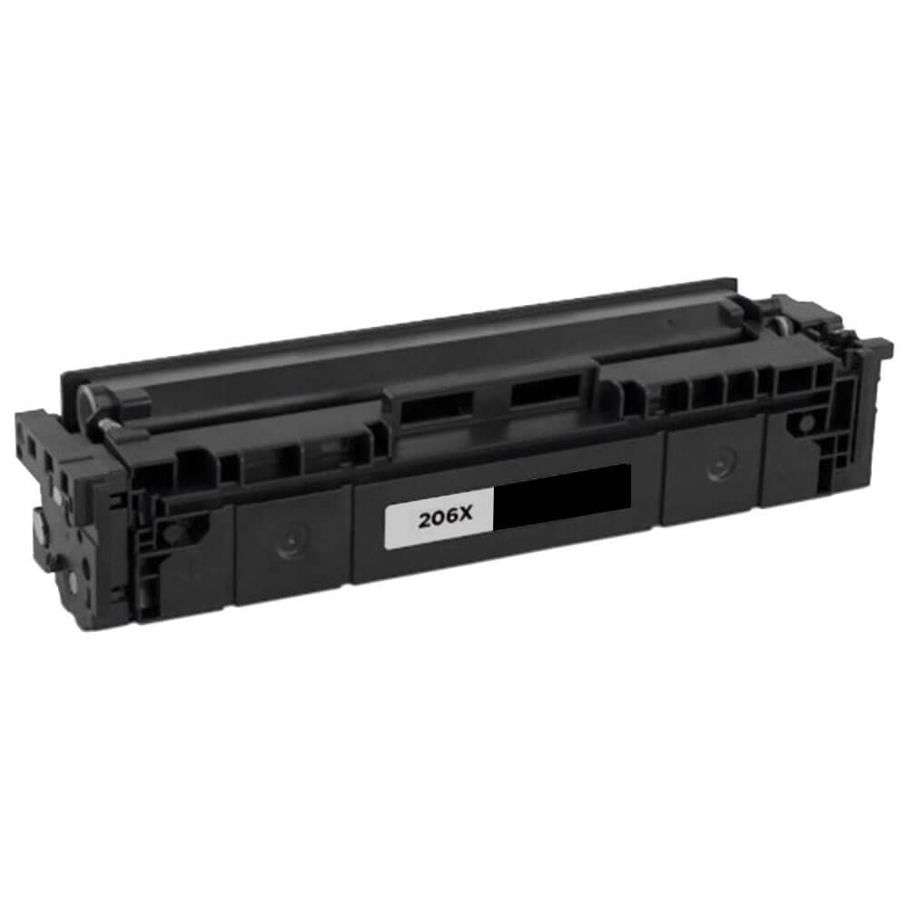 Cartouches Laser Compatible HP 206X (W2110X) Noir AVEC PUCE