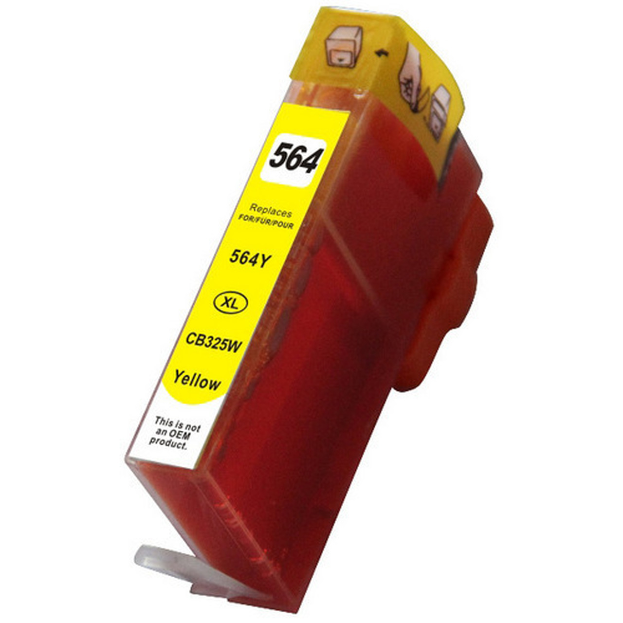 Cartouche d'encre Compatible HP 564XL (CB325W) Jaune