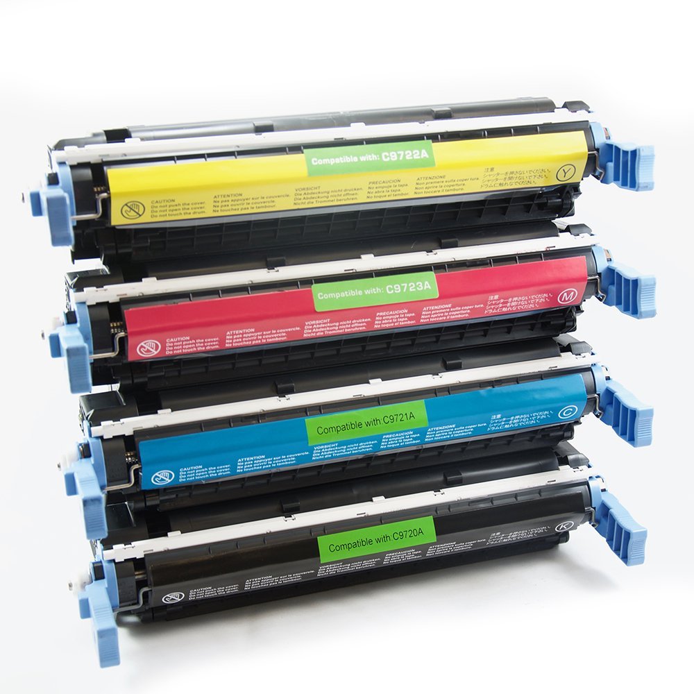 4 Cartouche Laser Compatible HP 641A C9720A C9721A C9722A C9723A