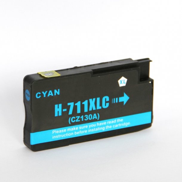Cartouche d'encre Compatible HP 711XL (CZ134A CZ130A) Cyan