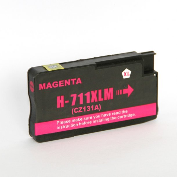 Cartouche d'encre Compatible HP 711XL (CZ135A CZ131A) Magenta