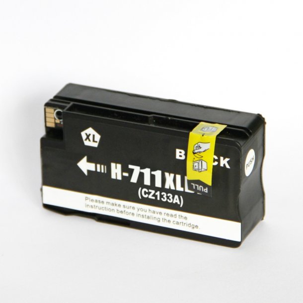 Cartouche d'encre Compatible HP 711XL (CZ133A CZ129A) Noir