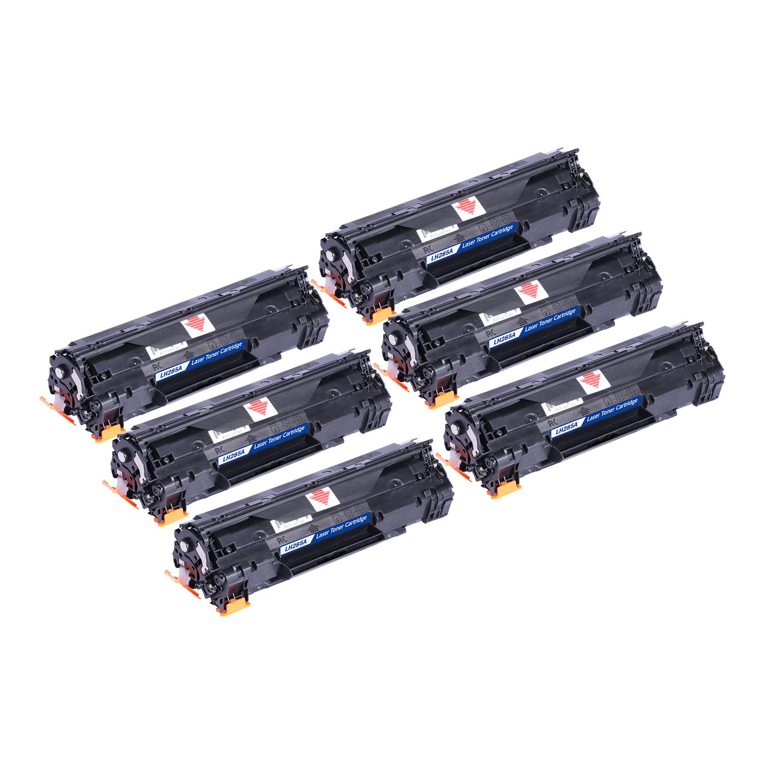 6 Cartouche Laser Compatible HP 85A (CE285A) Noir