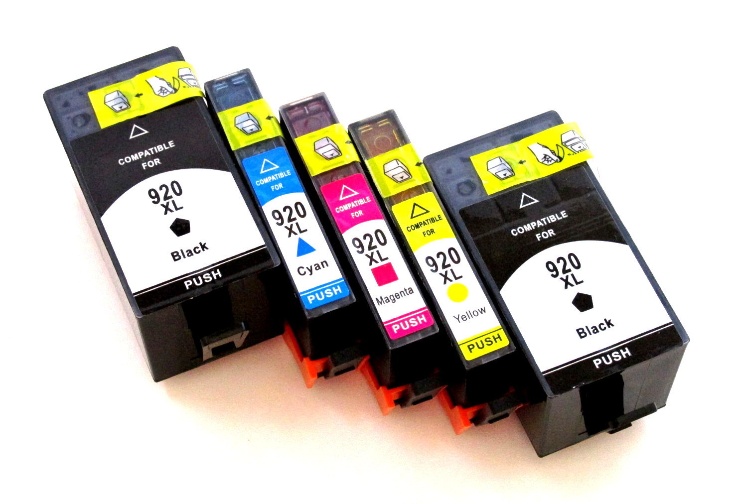 5 Cartouche d'encre Compatible HP 920XL (CMYK)