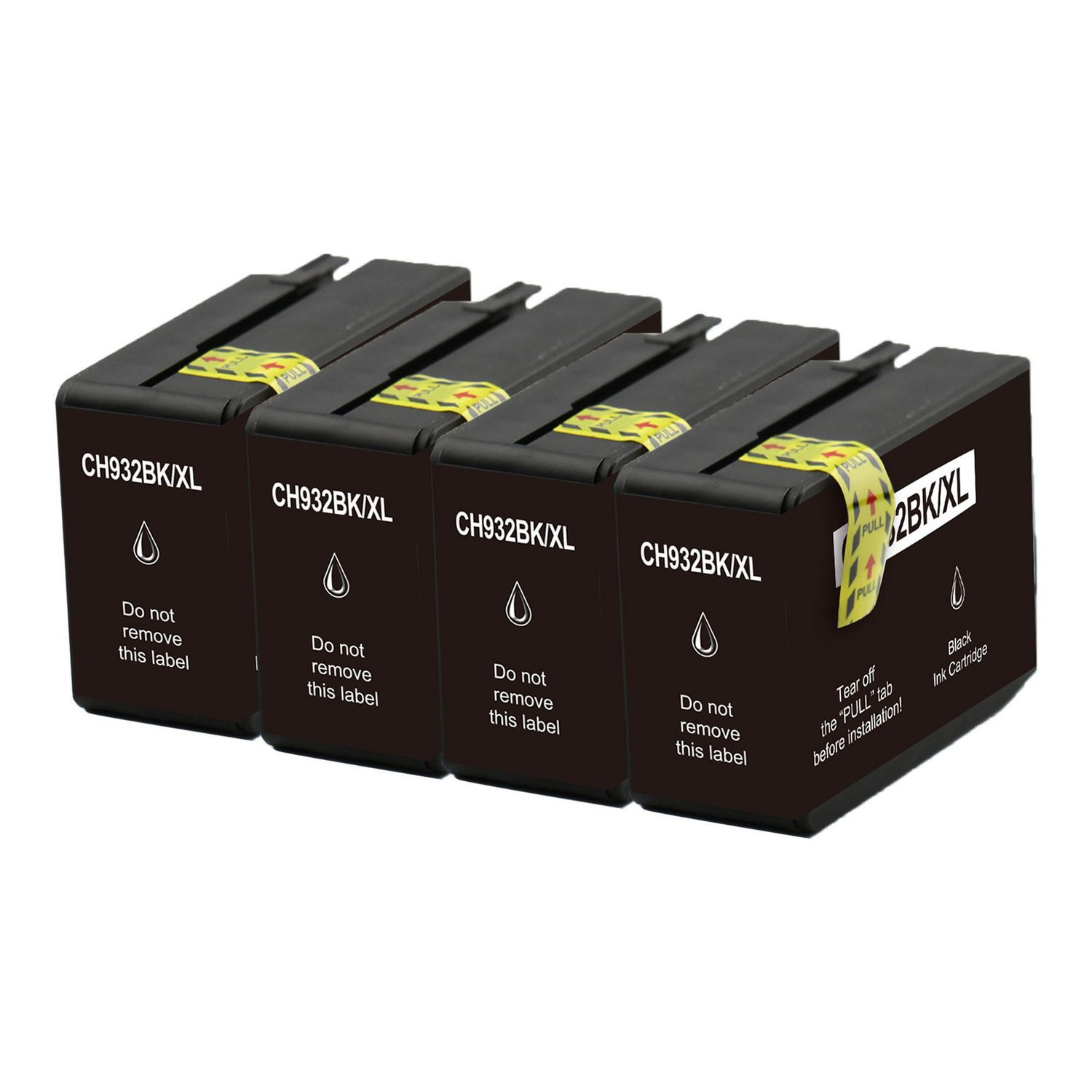 4 Ink Cartridge Compatible HP 932XL (CN053AN) Black