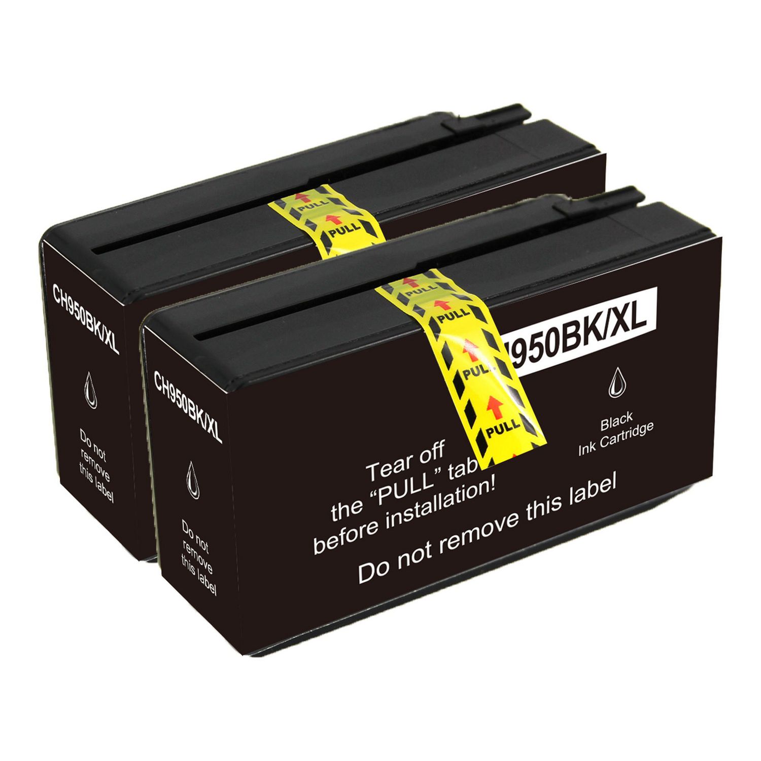 2 Cartouche d'encre Compatible HP 950XL (CN045AN) Noir