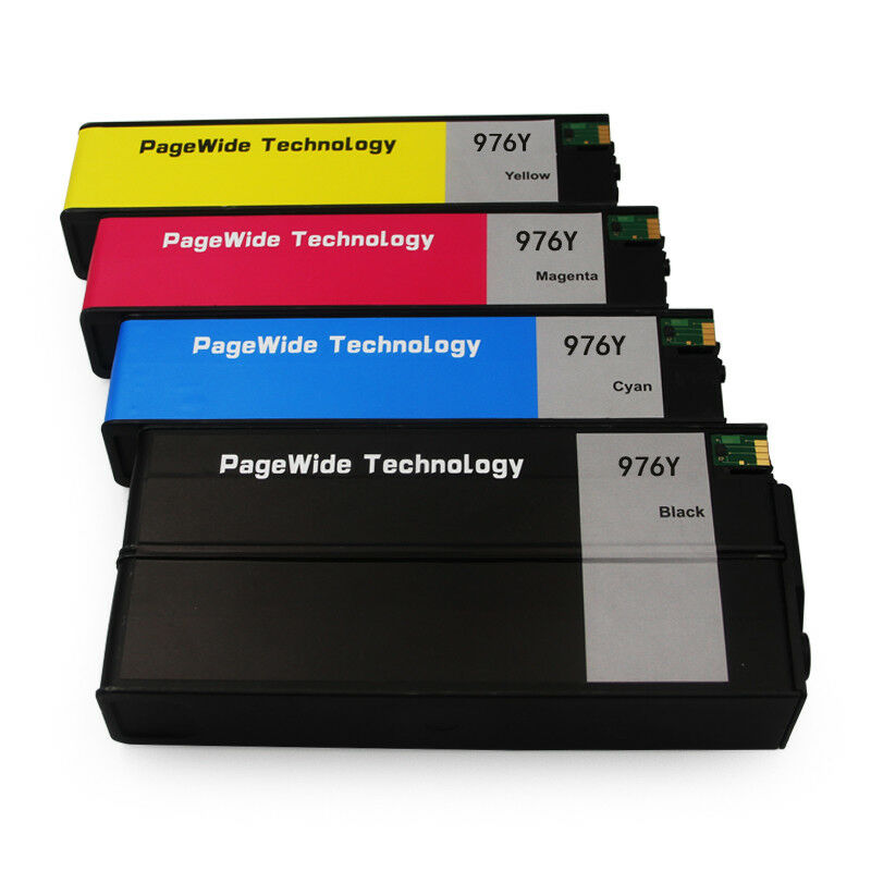 4 Cartouche d'encre Compatible HP 976Y (L0R08A L0R05A L0R06A L0R07A) CMYK 