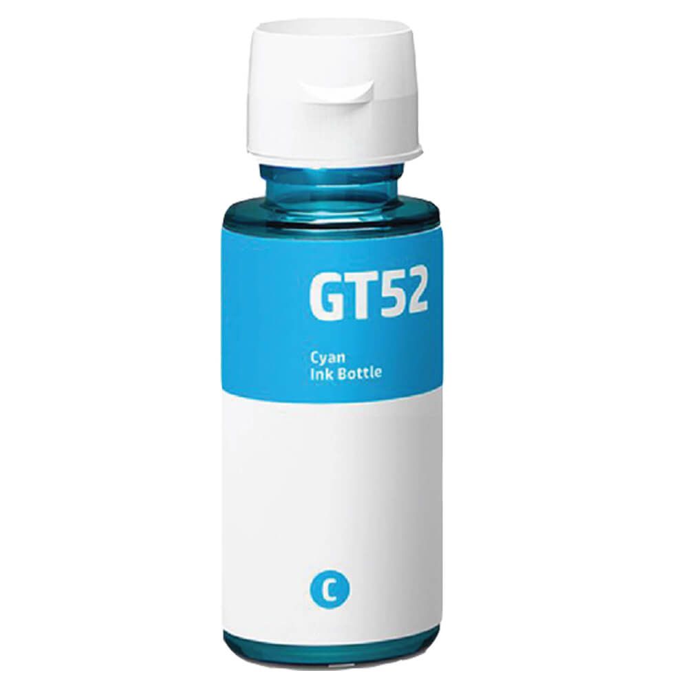 Ink Bottle Compatible HP GT52 (M0H54AA) Cyan