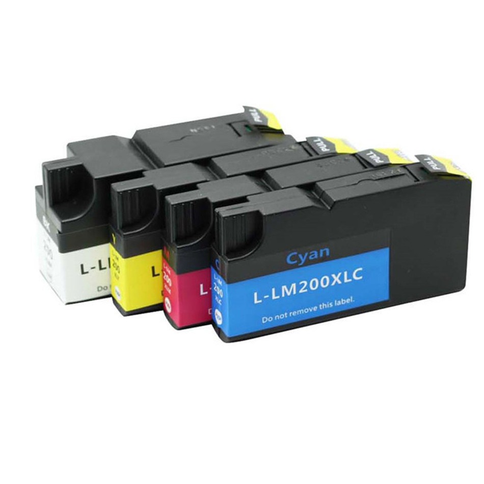 4 Cartouches d’encre Compatible Lexmark 200XL (14L0174 14L0175 14L0176 14L0177) CMYK