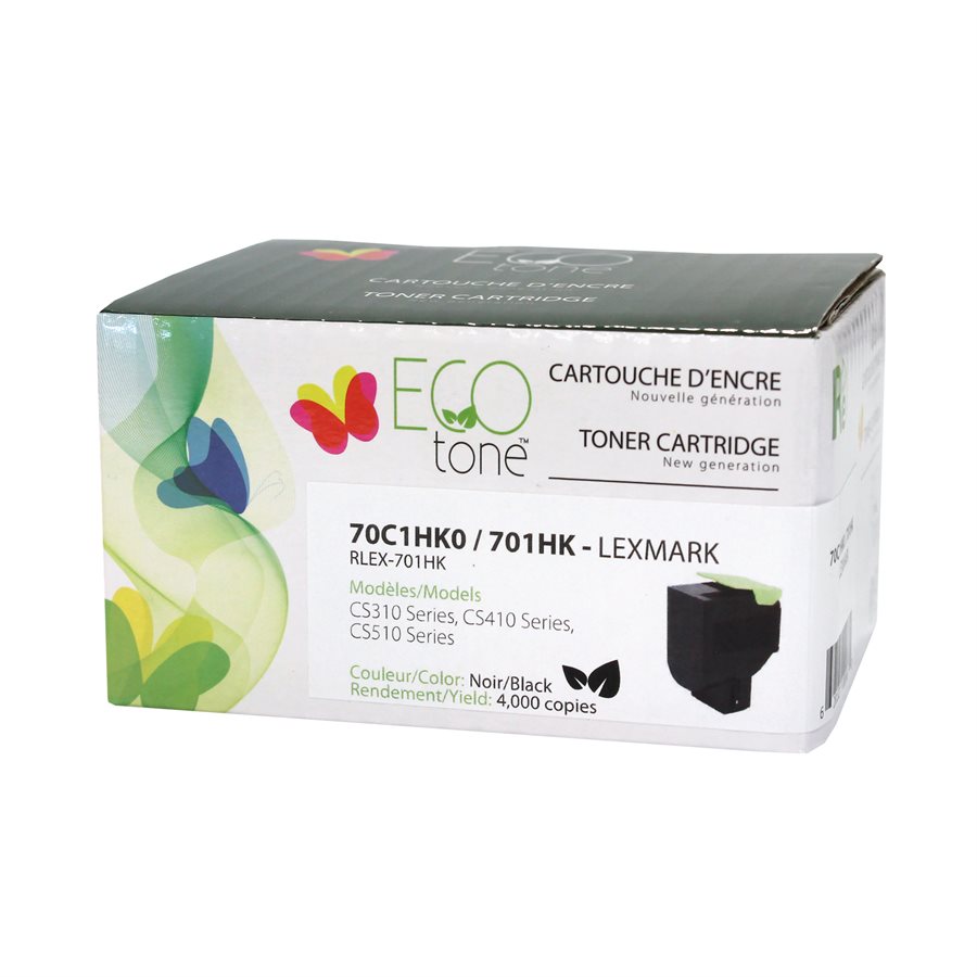 Toner Cartridge Compatible Lexmark 701HK (70C1HK0) Black