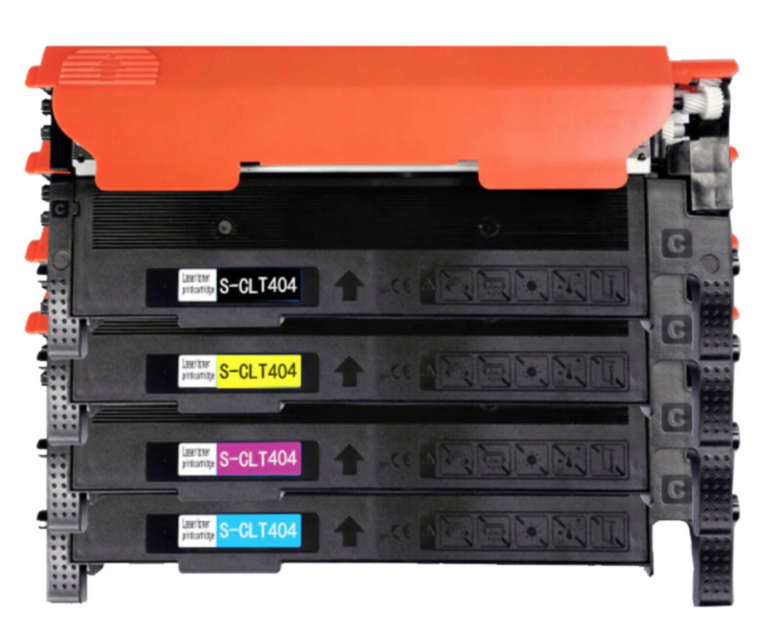 4 Cartouche Laser Compatible Samsung CLT-K404S CLT-C404S CLT-M404S CLT-Y404S (K404 C404 M404 Y404) CMYK