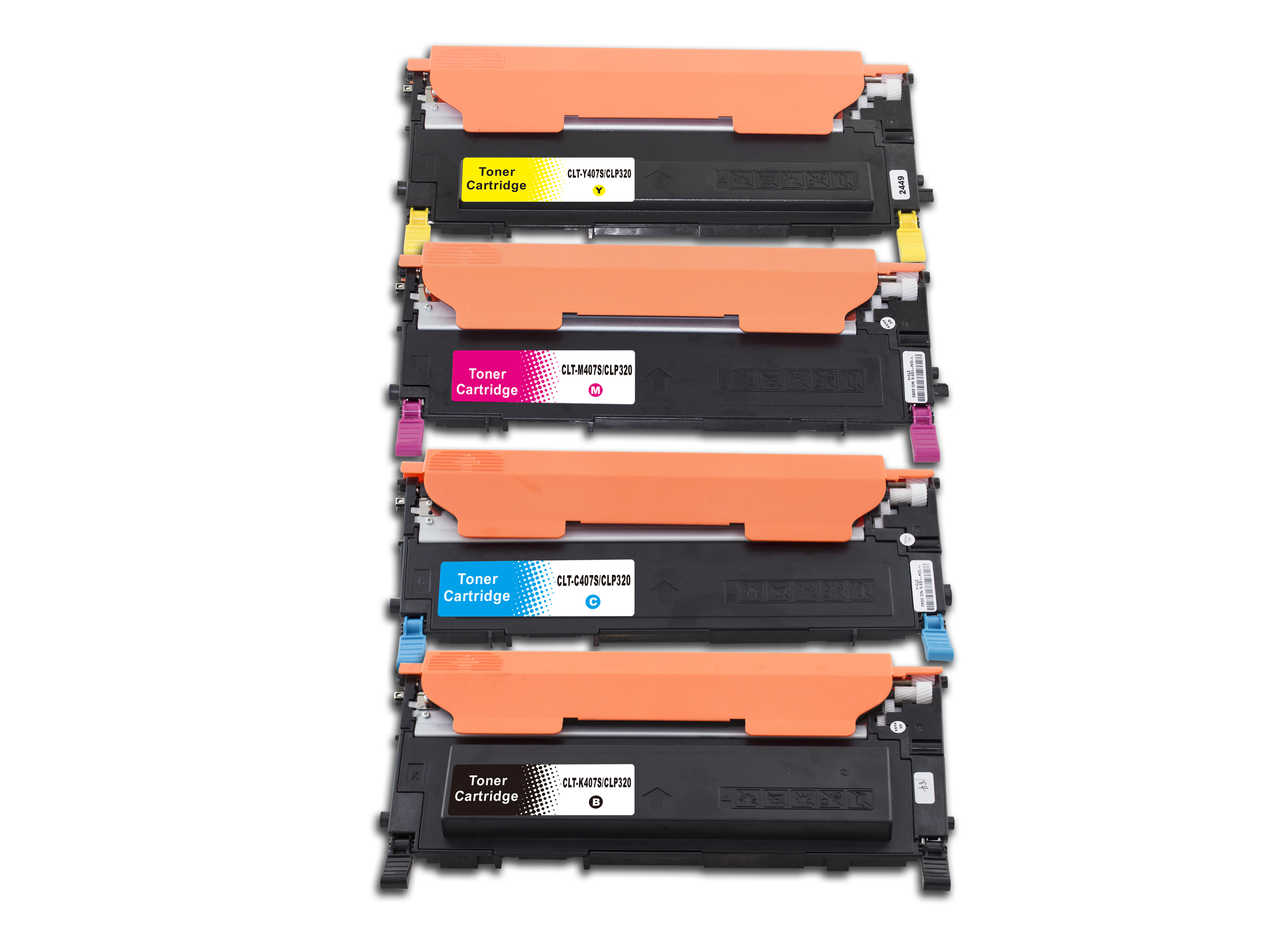 4 Cartouche Laser Compatible Samsung CLT-K407S CLT-C407S CLT-M407S CLT-Y407S (K407S C407S M407S Y407S) CMYK
