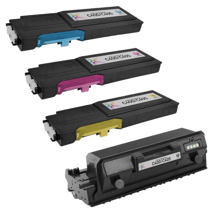 4 Cartouche Laser Compatible Xerox VersaLink C400 C405 106R03524 106R03525 106R03526 106R03527 extra haute capacité CMYK