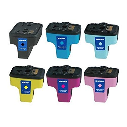 6 Cartouche d'encre Compatible HP 02